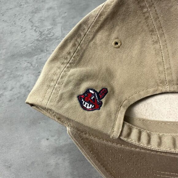 Vintage Deadstock NWT Cleveland Indians Khaki Annco Hat - Picture 8 of 8